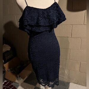 Ruffled Off The Shoulder Dress